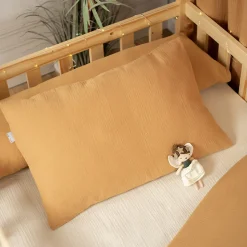 Taie d'oreiller en gaze de coton Jeanne