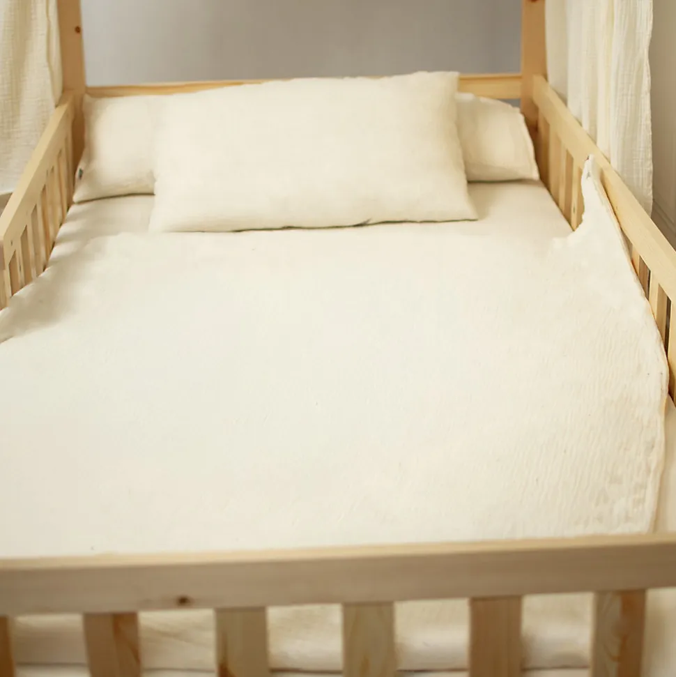 Taie d'oreiller en gaze de coton Jeanne