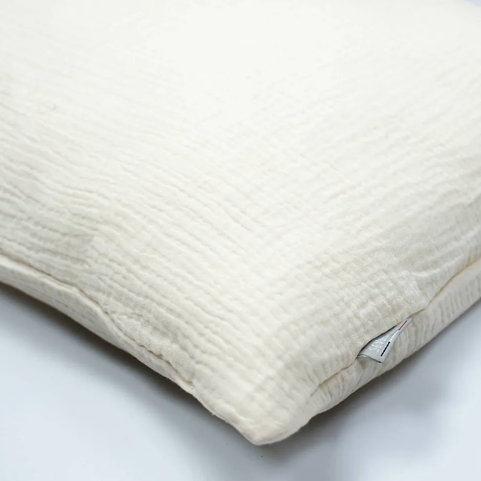 Taie d'oreiller en gaze de coton Jeanne