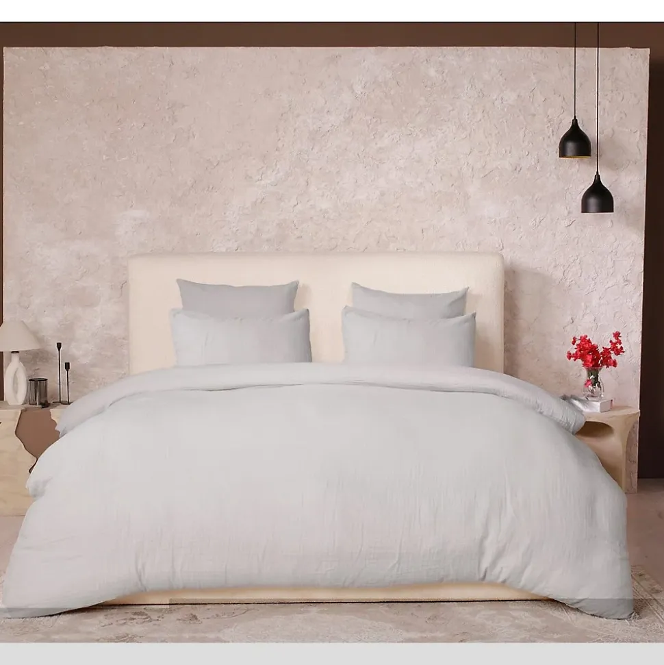 Taie d'39oreiller en gaze de coton lave Douce