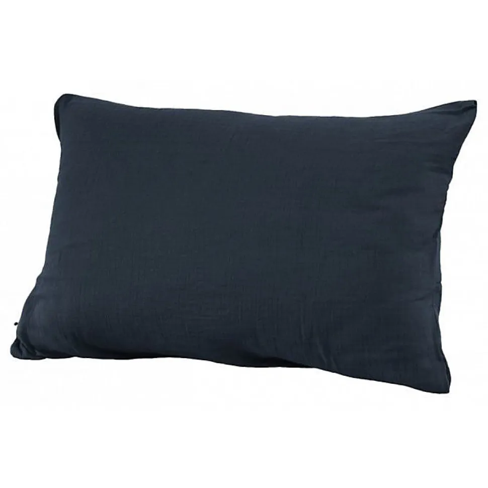 Taie d'oreiller "Gaïa" 60 x 60 cm & 50 x 70 cm "Gaze de Coton" - Gaïa Minuit - 50 x 70 cm