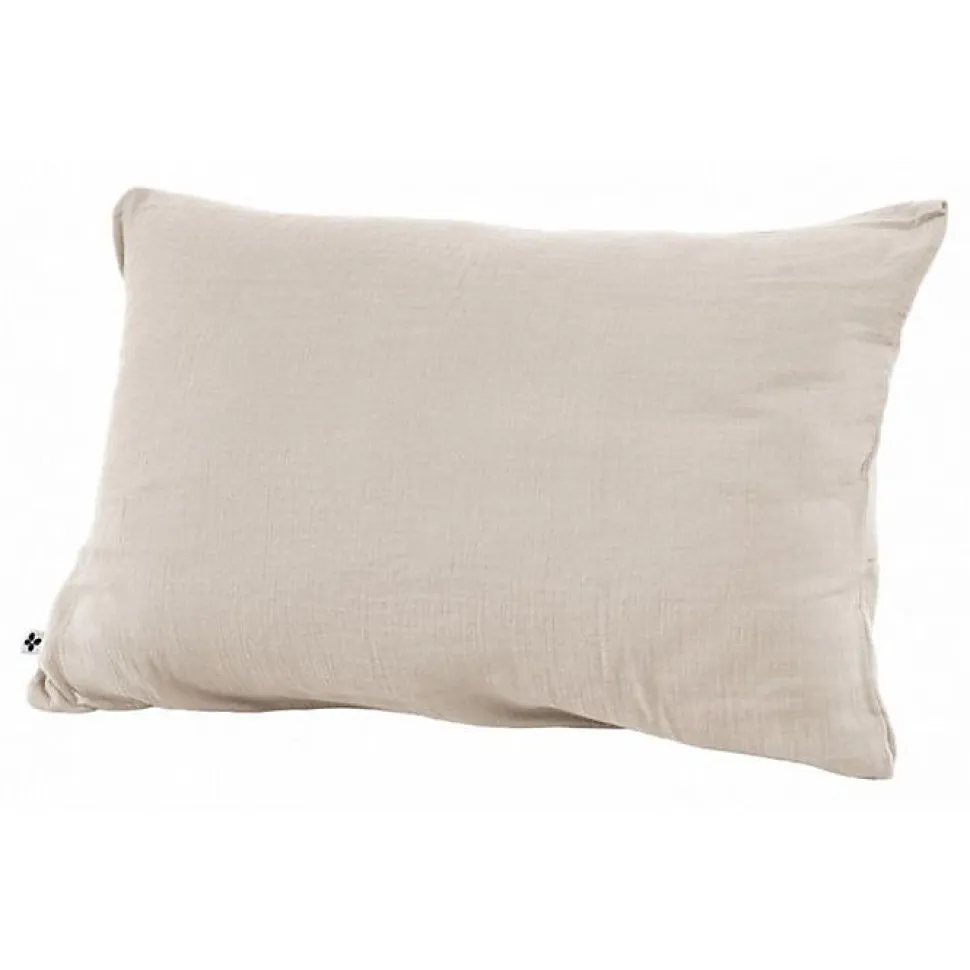 Taie d'oreiller "Gaïa" 60 x 60 cm & 50 x 70 cm "Gaze de Coton" - Gaïa Pampa - 50 x 70 cm