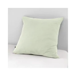 Taie d'oreiller "Gaïa" 60 x 60 cm & 50 x 70 cm "Gaze de Coton" - Gaïa Vert d'Eau - 60 x 60 cm