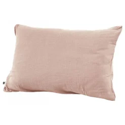 Taie d'oreiller "Gaïa" 60 x 60 cm & 50 x 70 cm "Gaze de Coton" - Gaïa Guimauve - 50 x 70 cm