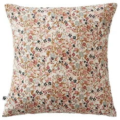 Taie d'oreiller imprimée "Capucine" 60 x 60 cm & 50 x 70 cm "Gaze de Coton" - Capucine Pampa - 60 x 60 cm