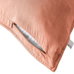 Taie d'oreiller "Lysandre" toutes dimensions "Lyocel" L'effet Papillon - Lysandre Terracotta - Taie d'oreiller 50 x 70 cm