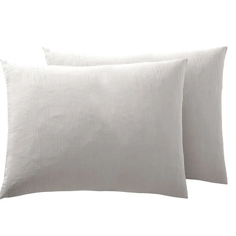 Taie d'oreiller "Noah" 50 x 70 cm "Gaze de Coton" - Noah Perle