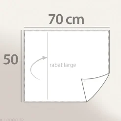 Taie d'oreiller PALACE pur coton lavé 50x70 cm uni gris acier