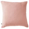 Taie d'oreiller Pois Doré Déco "Gaïa Chic" 60 x 60 cm & 50 x 70 cm "Gaze de Coton" - Gaïa Chic Rose Pêche - 60 x 60 cm