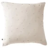 Taie d'oreiller Pois Doré Déco "Gaïa Chic" 60 x 60 cm & 50 x 70 cm "Gaze de Coton" - Gaïa Chic Pampa - 60 x 60 cm