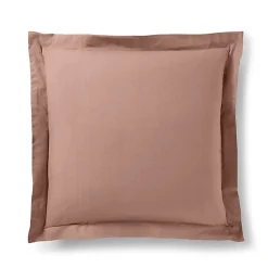 Taie d'oreiller "Prémium" toutes dimensions - Prémium Vieux Rose - 63 x 63 cm volant plat piqué