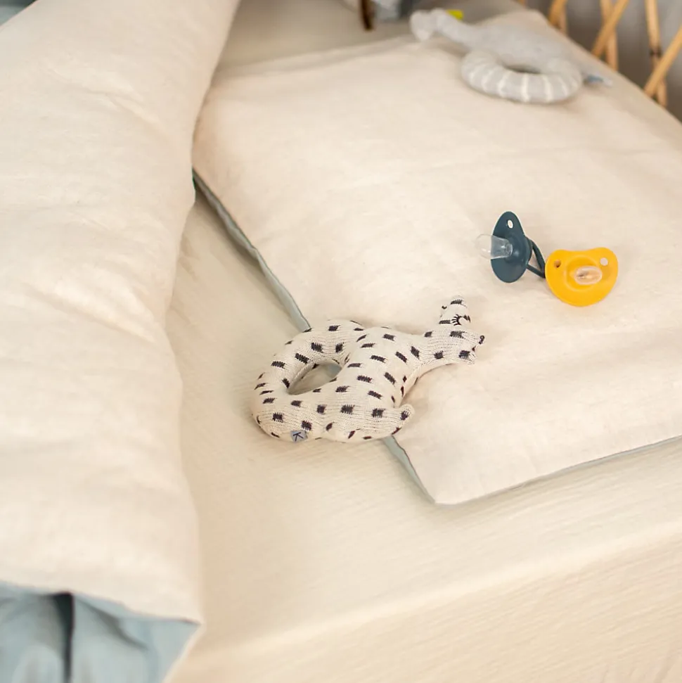 Taie d'oreiller réversible en Lin lavé