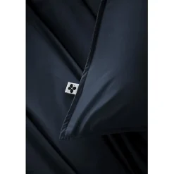 Taie d'oreiller "Salomé" Viscose de bambou 120 fils/cm² - Salomé Minuit - 50 x 70 cm volant plat piqué