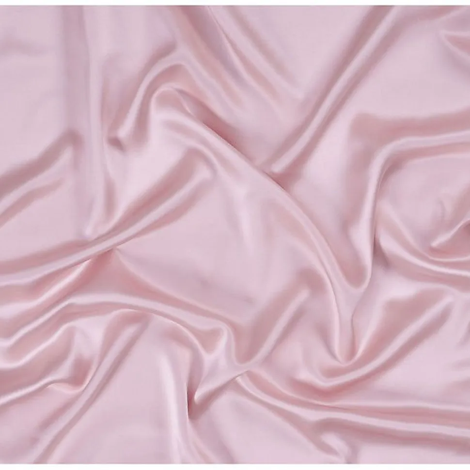 Taie d'oreiller "Silk" Soie de mûrier Coton pur - Silk Rose - 65 x 65 cm