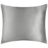 Taie d'oreiller "Silk" Soie de mûrier Coton pur - Silk Silver - 65 x 65 cm