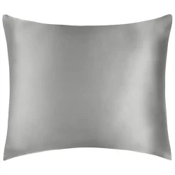 Taie d'oreiller "Silk" Soie de mûrier Coton pur - Silk Silver - 65 x 65 cm