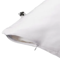 Taie d'oreiller "Soanne" Soie de mûrier l'Effet Papillon - Soanne Chantilly - Taie d'oreiller 63 x 63 cm