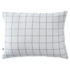 Taie d'oreiller Tissé-teint grands carreaux Déco
