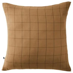 Taie d'oreiller Tissé-teint grands carreaux Déco