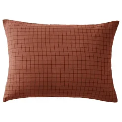 Taie d'oreiller Tissé-teint petits carreaux Déco 