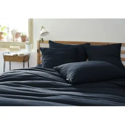 Taie d'oreiller Tissé-teint petits carreaux Déco