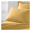 Taie d'oreiller TODAY Essential - 50 x 70+5 cm - 100% Coton uni - Ocre