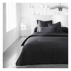 Taie d'oreiller TODAY Essential - 63 x 63+5 cm - 100% Coton uni - Fusain