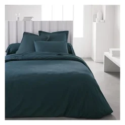 Taie d'oreiller TODAY Essential - 63 x 63+5 cm - 100% Coton uni - Paon