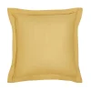Taie d'oreiller TODAY Essential - 63 x 63+5 cm - 100% Coton uni - Ocre