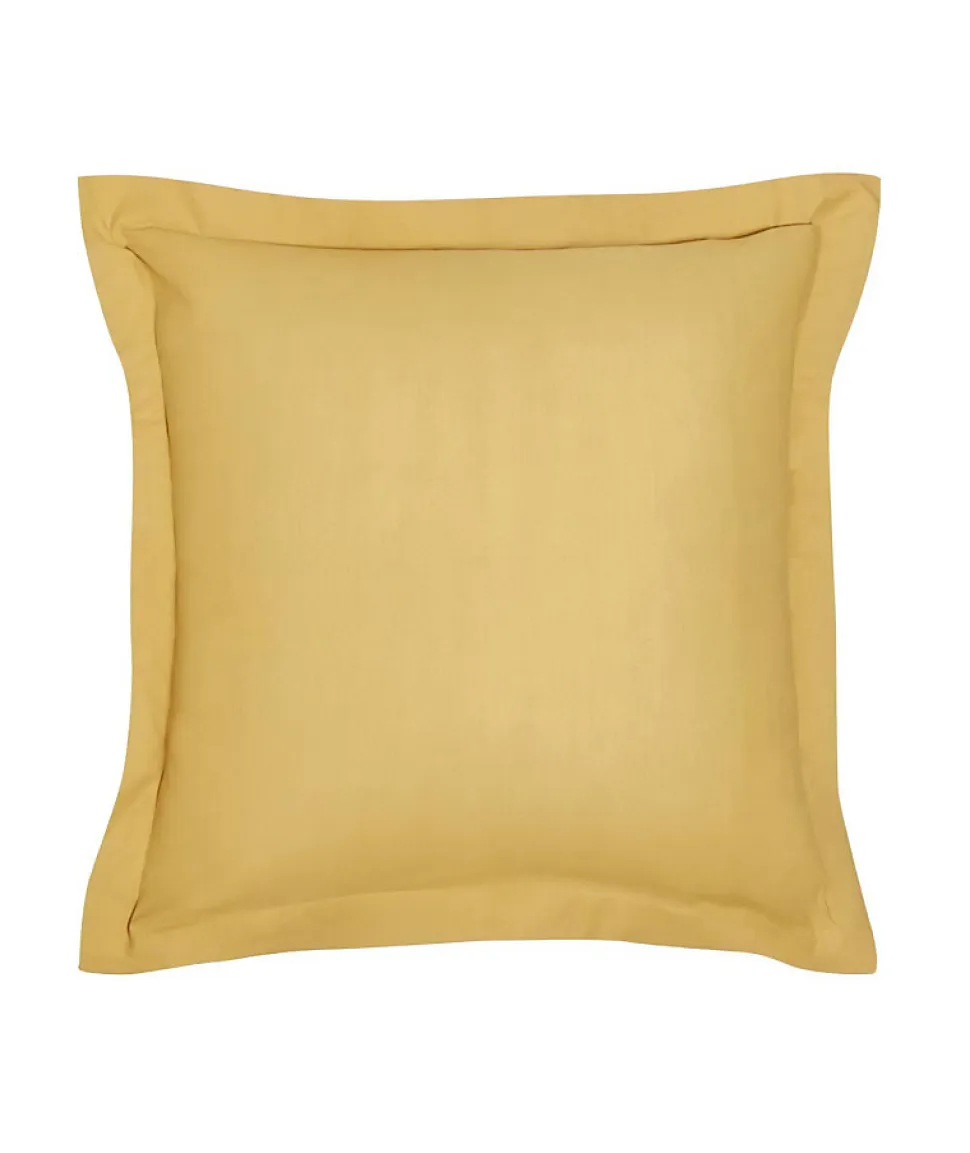 Taie d'oreiller TODAY Essential - 63 x 63+5 cm - 100% Coton uni - Ocre