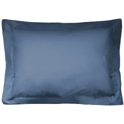 Taie d'oreiller uni 60x40 cm coton ALTO bleu Jean