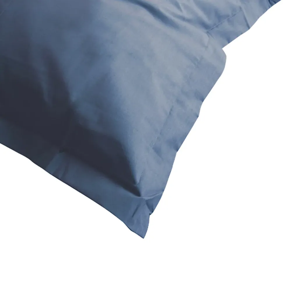 Taie d'oreiller uni 60x40 cm coton ALTO bleu Jean