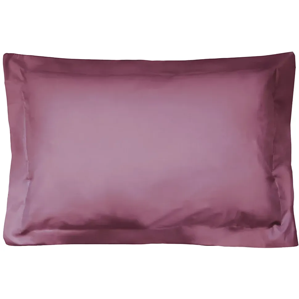 Taie d'oreiller uni 80x50 cm coton ALTO Raisin