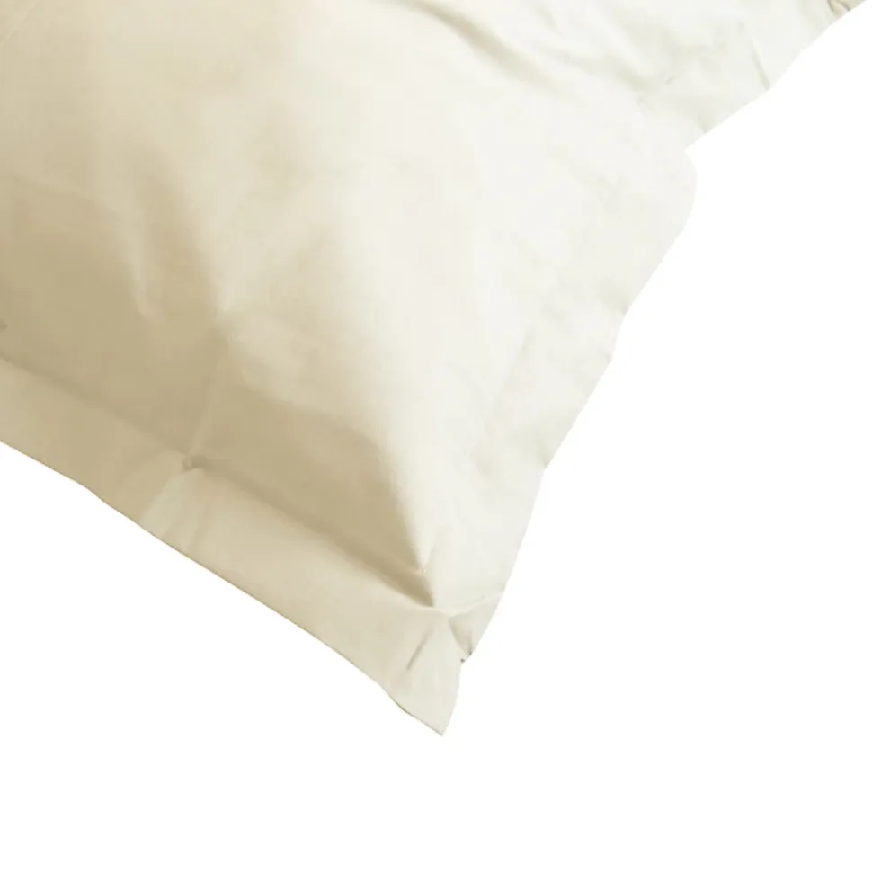 Taie d'oreiller uni 65x65 cm coton ALTO Crème