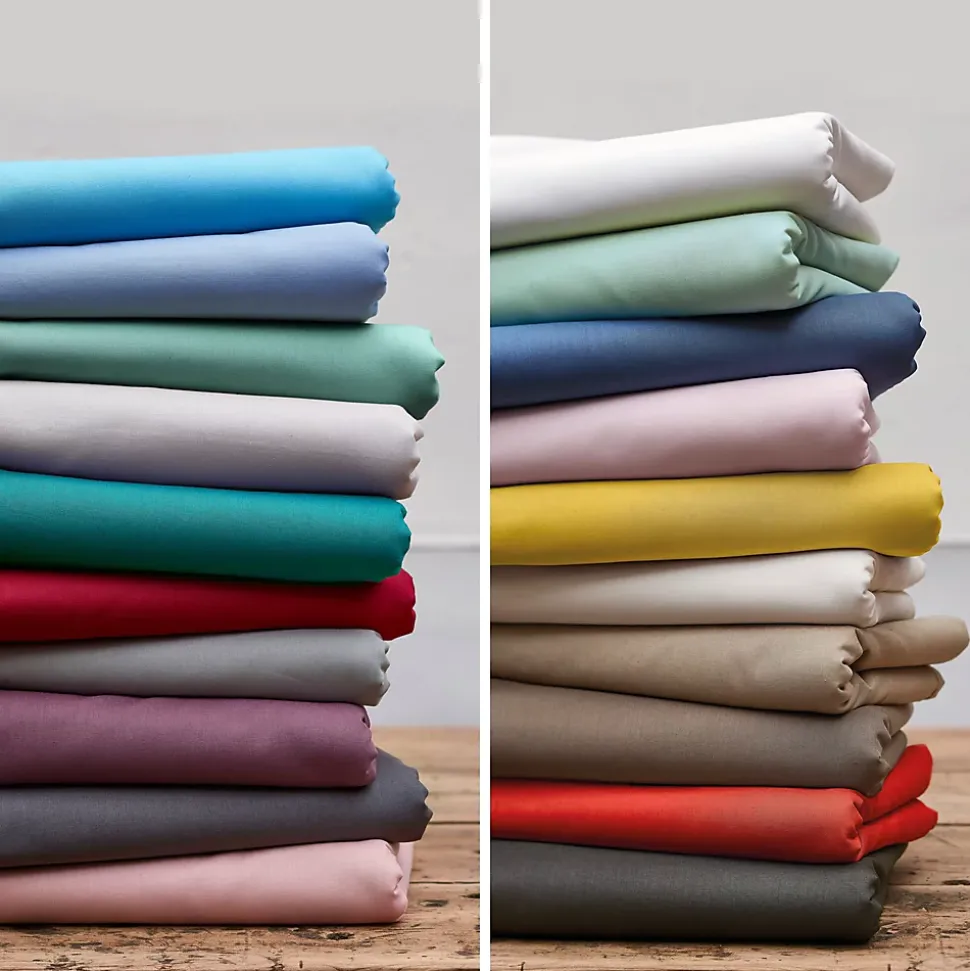 Taie d'oreiller uni 65x65 cm coton ALTO Macaron