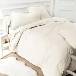 Taie d'oreiller uni 60x40 cm coton ALTO Crème