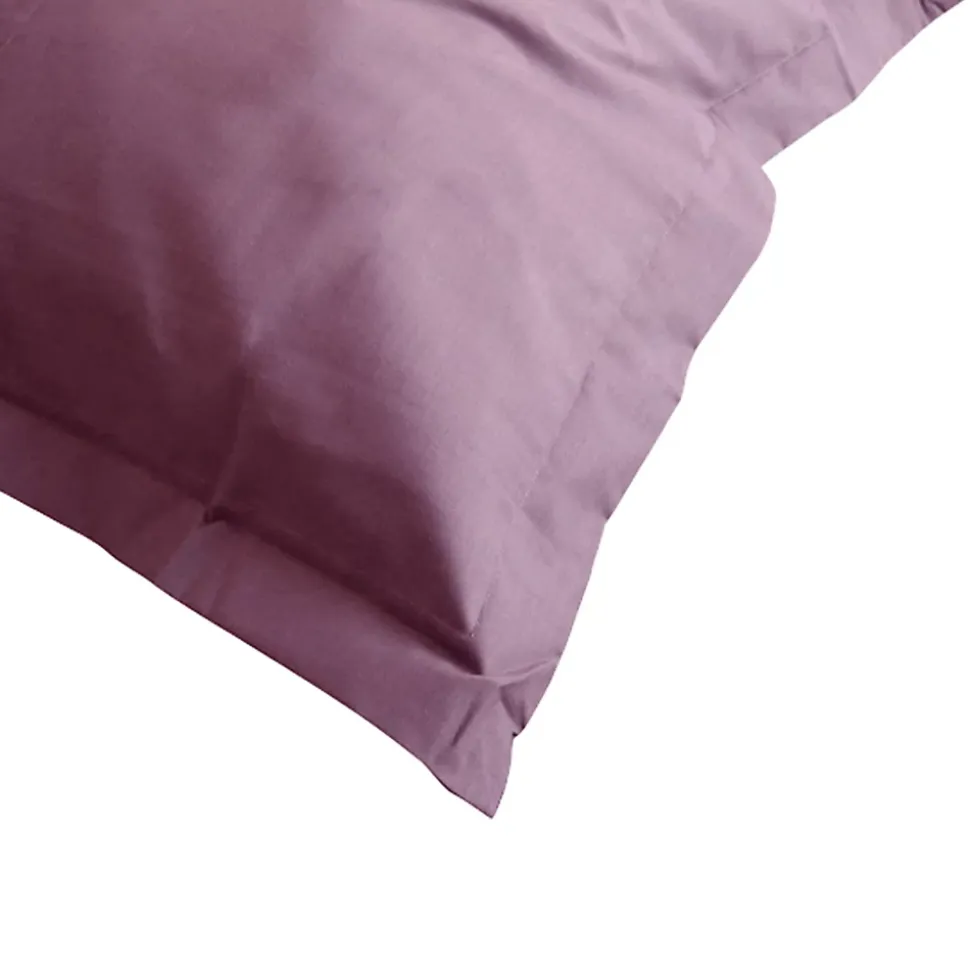 Taie d'oreiller uni 60x40 cm coton ALTO Raisin