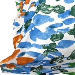 Taie d'oreiller uni 65x65 cm en coton ÉVASION Blanc vert