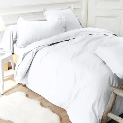 Taie d'oreiller uni 70x50 cm pur percale PRIMO Blanc