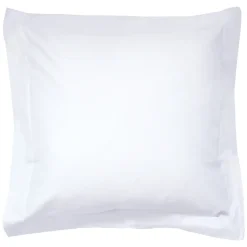 Taie d'oreiller uni 65x65 cm pur percale PRIMO Blanc