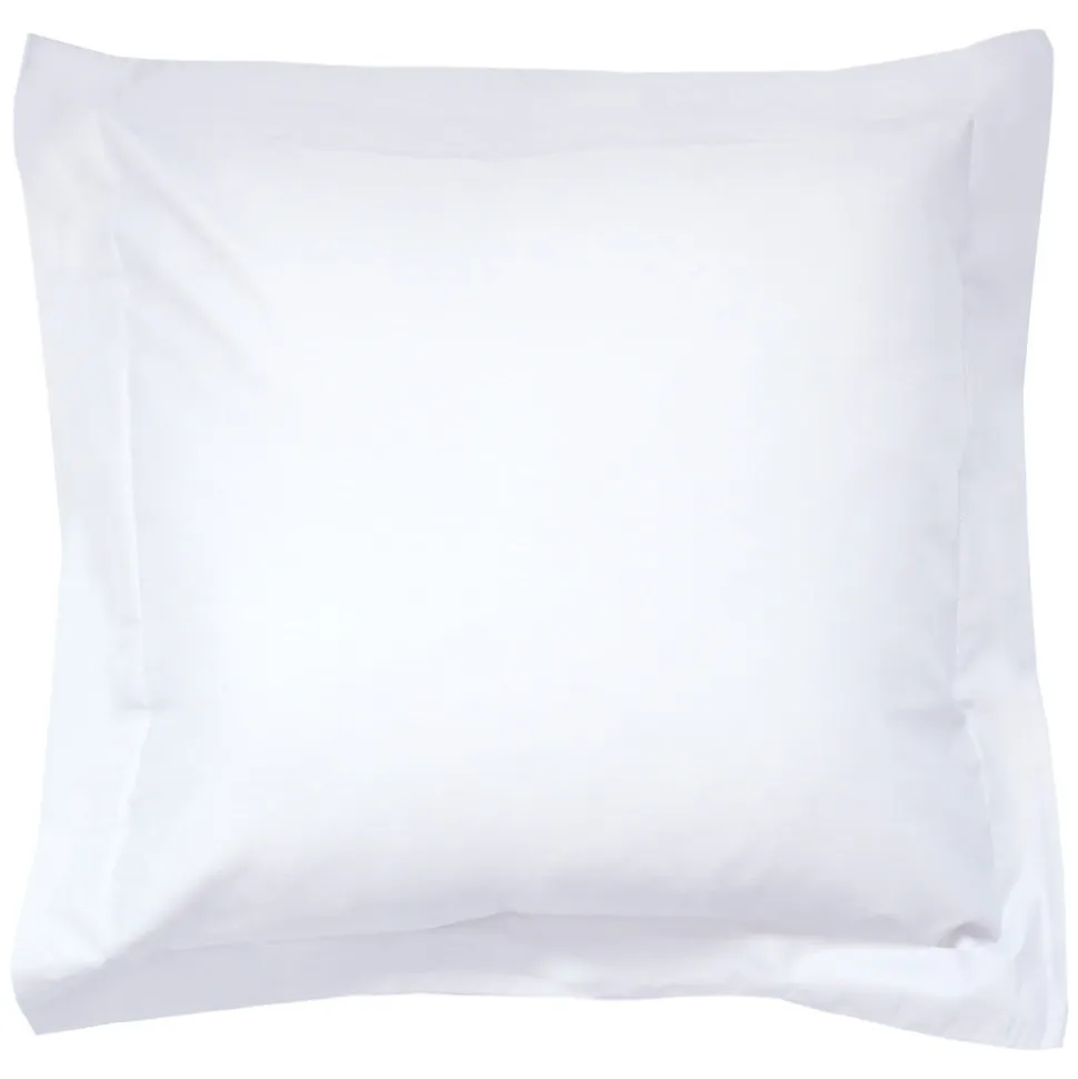 Taie d'oreiller uni 65x65 cm pur percale PRIMO Blanc