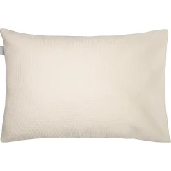 Taie d'oreiller unie en coton nid d'abeille