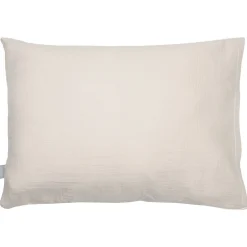 Taie d'oreiller unie en coton nid d'abeille