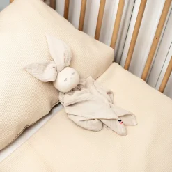 Taie d'oreiller unie en coton nid d'abeille