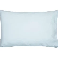 Taie d'oreiller unie en coton nid d'abeille