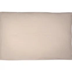 Taie d'oreiller unie en double gaze de coton