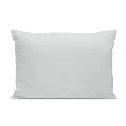 Taie d'oreiller unie 50x75cm PERCALE GRIS CLAIR