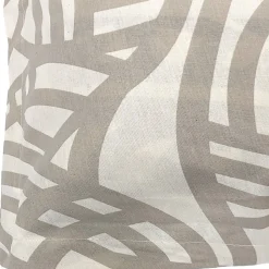 Taie d'oreiller 65x65 cm coton lavé SERENA géométrique Beige écru