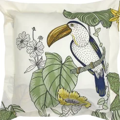 Taie d'oreiller 65x65 cm coton TOCO vert