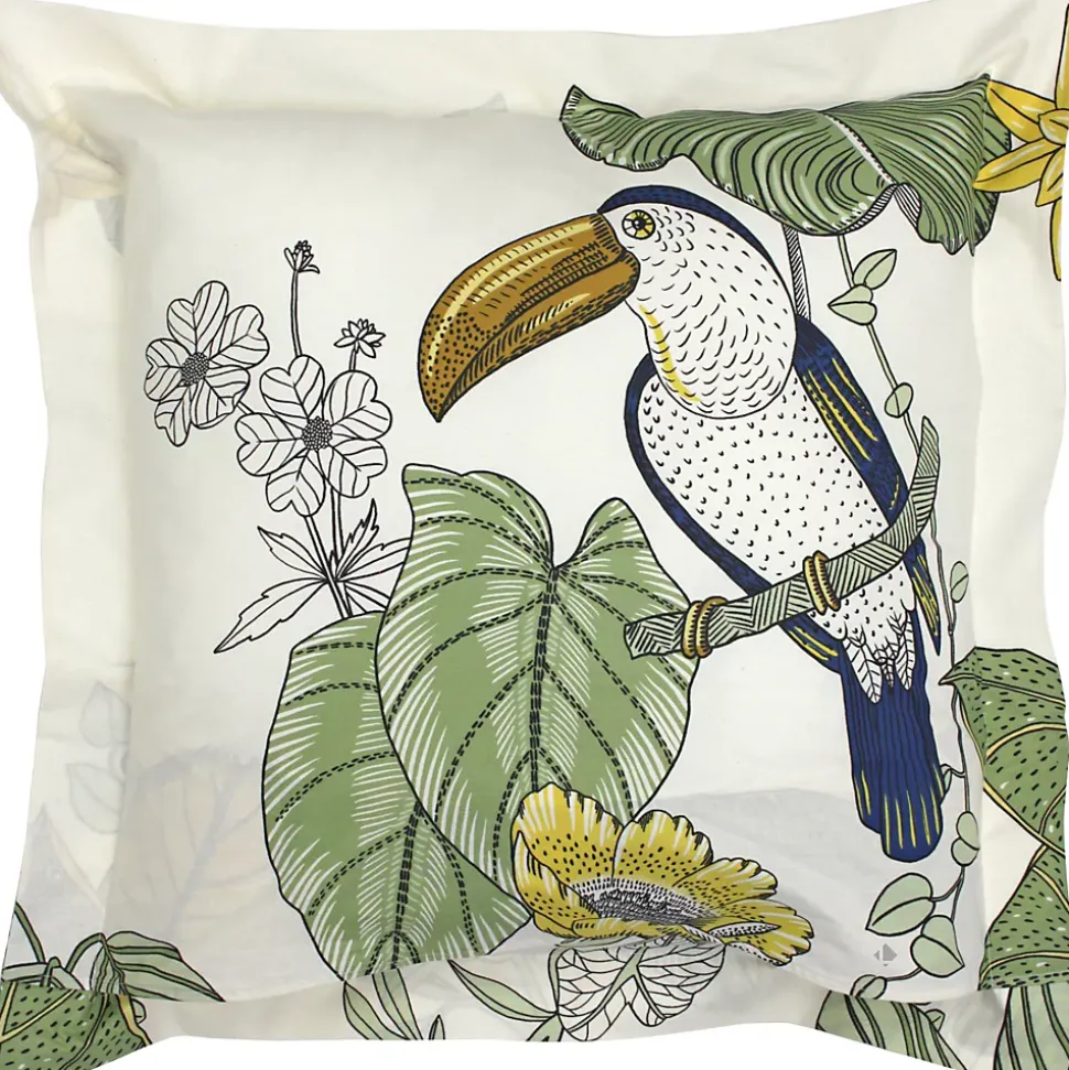 Taie d'oreiller 65x65 cm coton TOCO vert